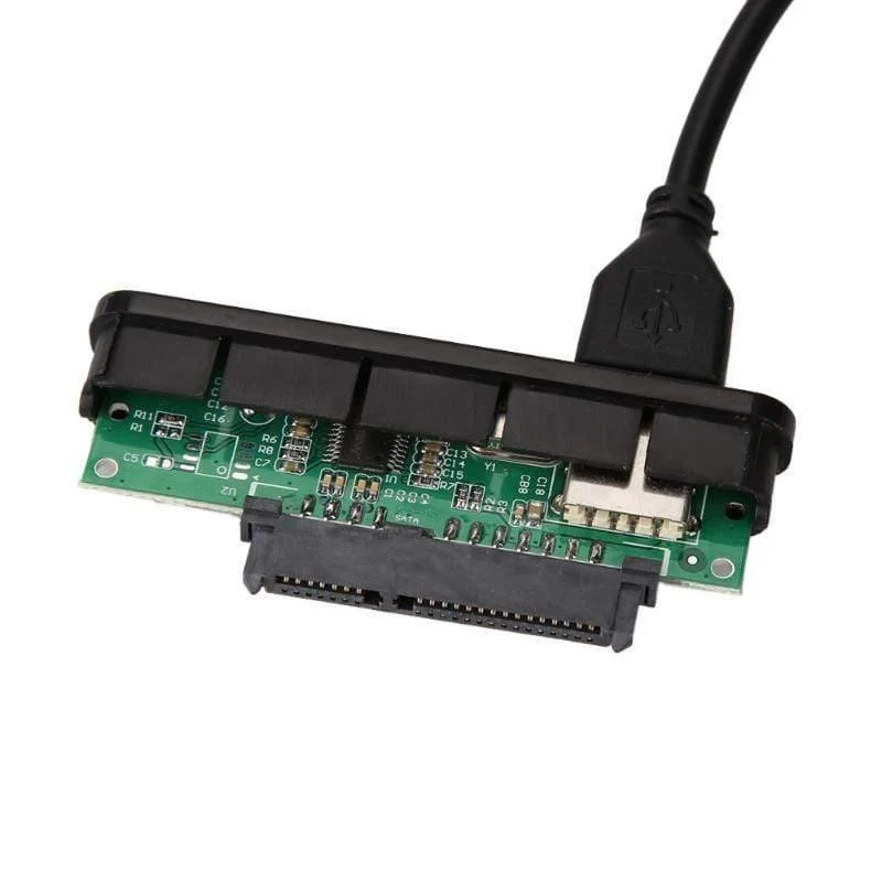 Aluminiumlegierungsgehäuse HDD-Gehäuse 2.5 Zoll USB 2.0 zu SATA Externe mobile Festplattenbox HDD-Gehäuse Festplattengehäuse