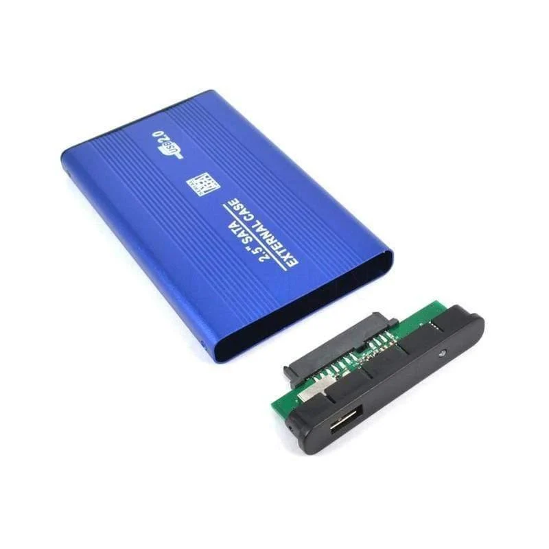 Aluminiumlegierungsgehäuse HDD-Gehäuse 2.5 Zoll USB 2.0 zu SATA Externe mobile Festplattenbox HDD-Gehäuse Festplattengehäuse