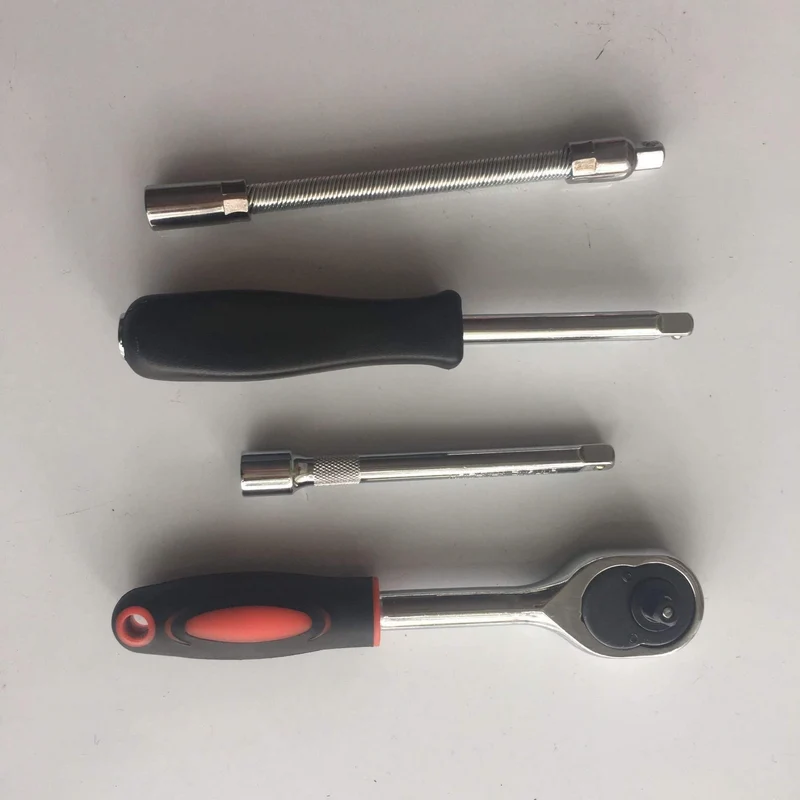 46 teile/satz Carbon Stahl Kombination Werkzeug Set Schraubenschlüssel Steckschlüssel Schraubendreher Haushalt Motorrad Auto Reparatur Werkzeug