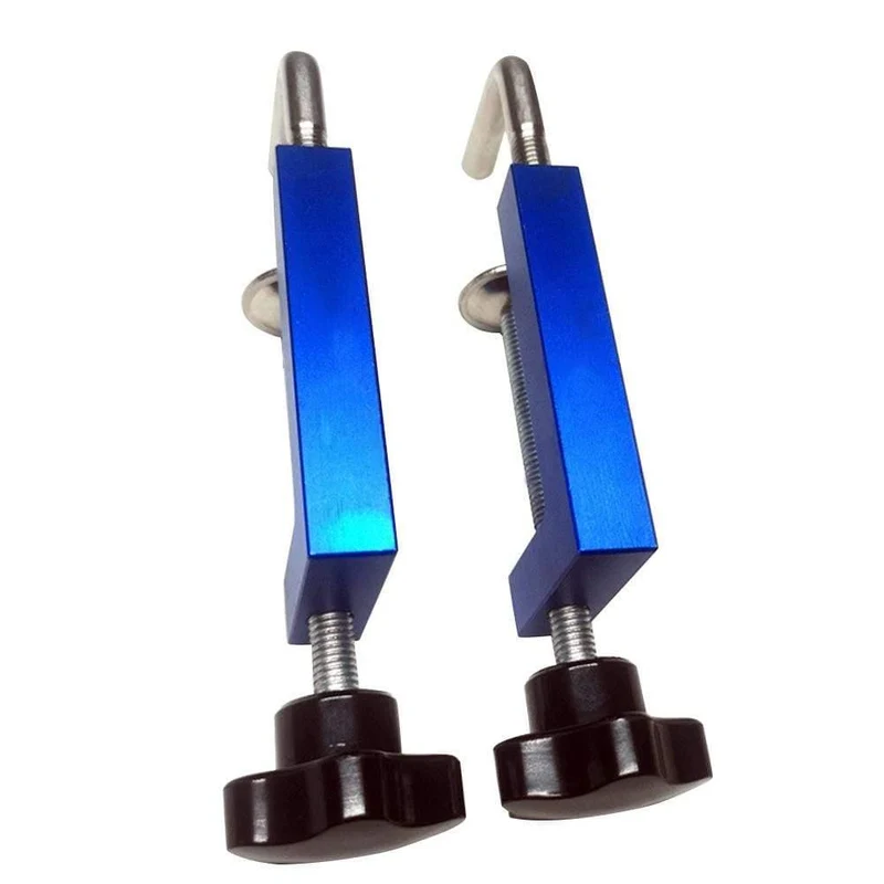 2PCS Zaun Klemme Halte Clip Langlebig Leuchten Holzbearbeitung Druck Feeder Befestigung DIY Professionelle Zubehör Praktische