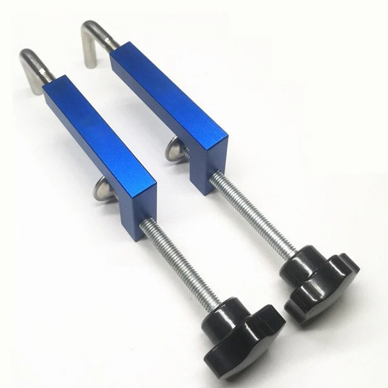 2PCS Zaun Klemme Halte Clip Langlebig Leuchten Holzbearbeitung Druck Feeder Befestigung DIY Professionelle Zubehör Praktische