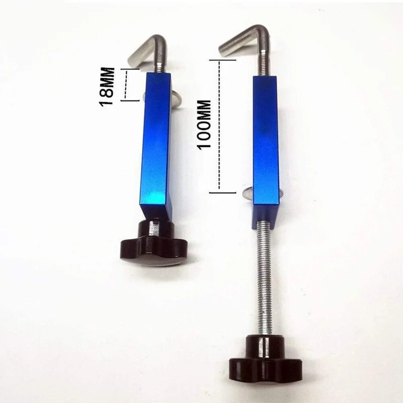 2PCS Zaun Klemme Halte Clip Langlebig Leuchten Holzbearbeitung Druck Feeder Befestigung DIY Professionelle Zubehör Praktische