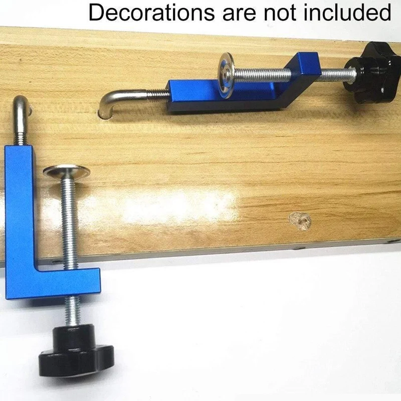 2PCS Zaun Klemme Halte Clip Langlebig Leuchten Holzbearbeitung Druck Feeder Befestigung DIY Professionelle Zubehör Praktische