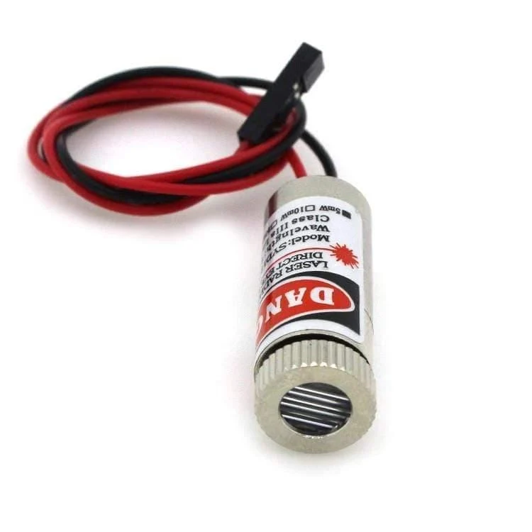 2 stücke 12mm 5mw rote linie laser modul MXD1230 punkt spot größe einstellbar laser emission kopf Für Ciclop Scanner 3D Drucker 3D0266