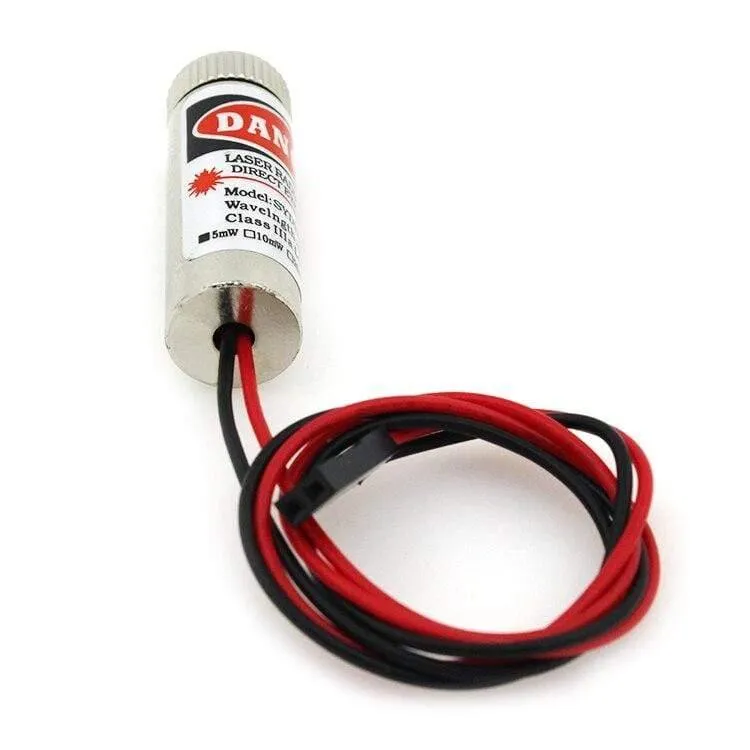 2 stücke 12mm 5mw rote linie laser modul MXD1230 punkt spot größe einstellbar laser emission kopf Für Ciclop Scanner 3D Drucker 3D0266