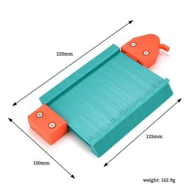 5/6/10/20 Zoll Kunststoff Profil Copy Gauge Kontur Gauge Duplizierer Standard Holz Markierungswerkzeug Fliesen Laminat Fliesen Allgemeine Werkzeug