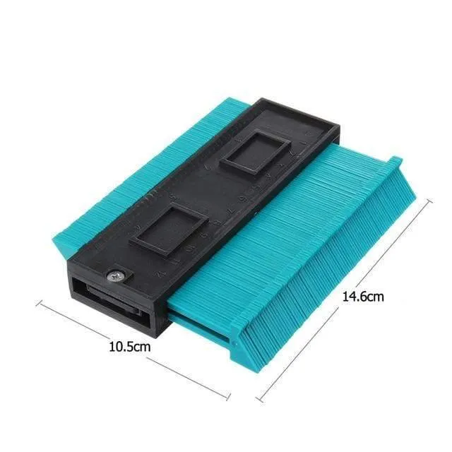 5/6/10/20 Zoll Kunststoff Profil Copy Gauge Kontur Gauge Duplizierer Standard Holz Markierungswerkzeug Fliesen Laminat Fliesen Allgemeine Werkzeug