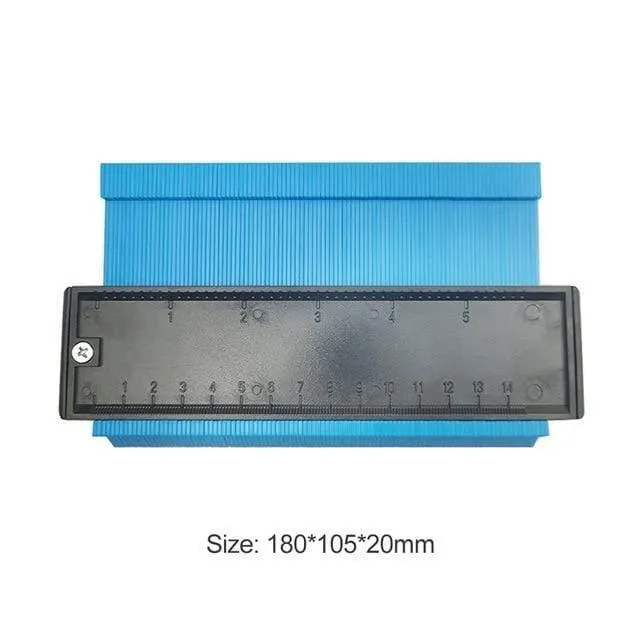 5/6/10/20 Zoll Kunststoff Profil Copy Gauge Kontur Gauge Duplizierer Standard Holz Markierungswerkzeug Fliesen Laminat Fliesen Allgemeine Werkzeug