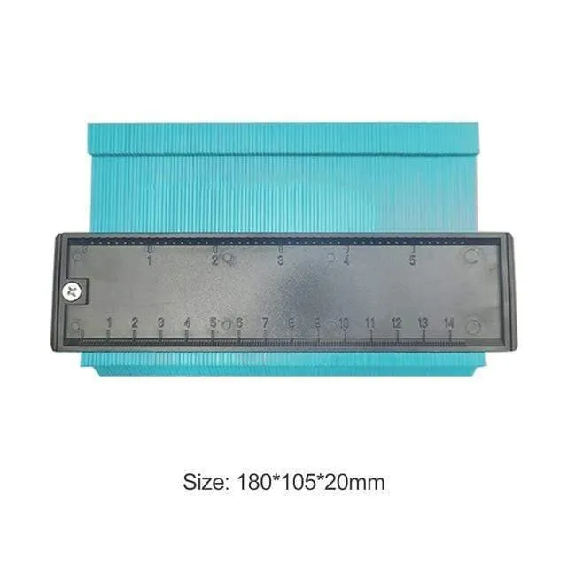 5/6/10/20 Zoll Kunststoff Profil Copy Gauge Kontur Gauge Duplizierer Standard Holz Markierungswerkzeug Fliesen Laminat Fliesen Allgemeine Werkzeug