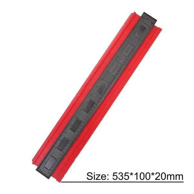 5/6/10/20 Zoll Kunststoff Profil Copy Gauge Kontur Gauge Duplizierer Standard Holz Markierungswerkzeug Fliesen Laminat Fliesen Allgemeine Werkzeug