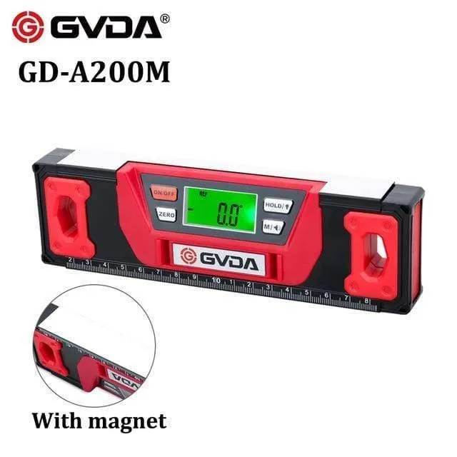 Digitaler Winkelmesser, elektronische Wasserwaage, Lineal, Winkelfinder, Neigungsmesser, 360-Grad-Magnetwasserwaage, Winkelmesswerkzeug