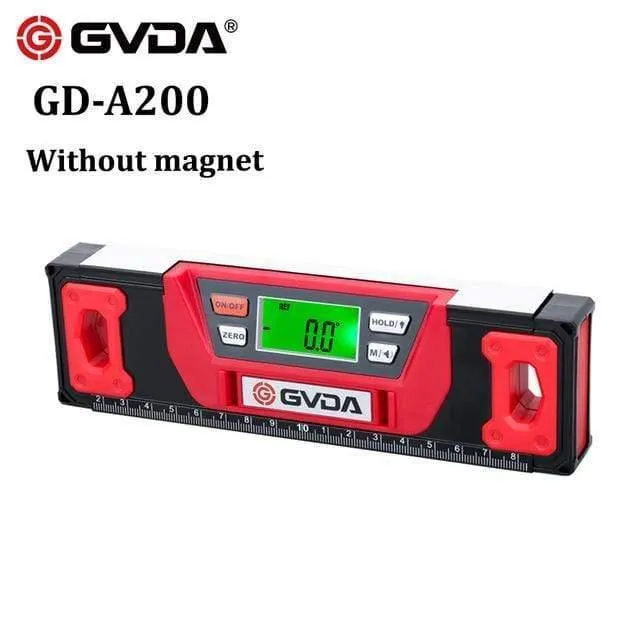 Digitaler Winkelmesser, elektronische Wasserwaage, Lineal, Winkelfinder, Neigungsmesser, 360-Grad-Magnetwasserwaage, Winkelmesswerkzeug