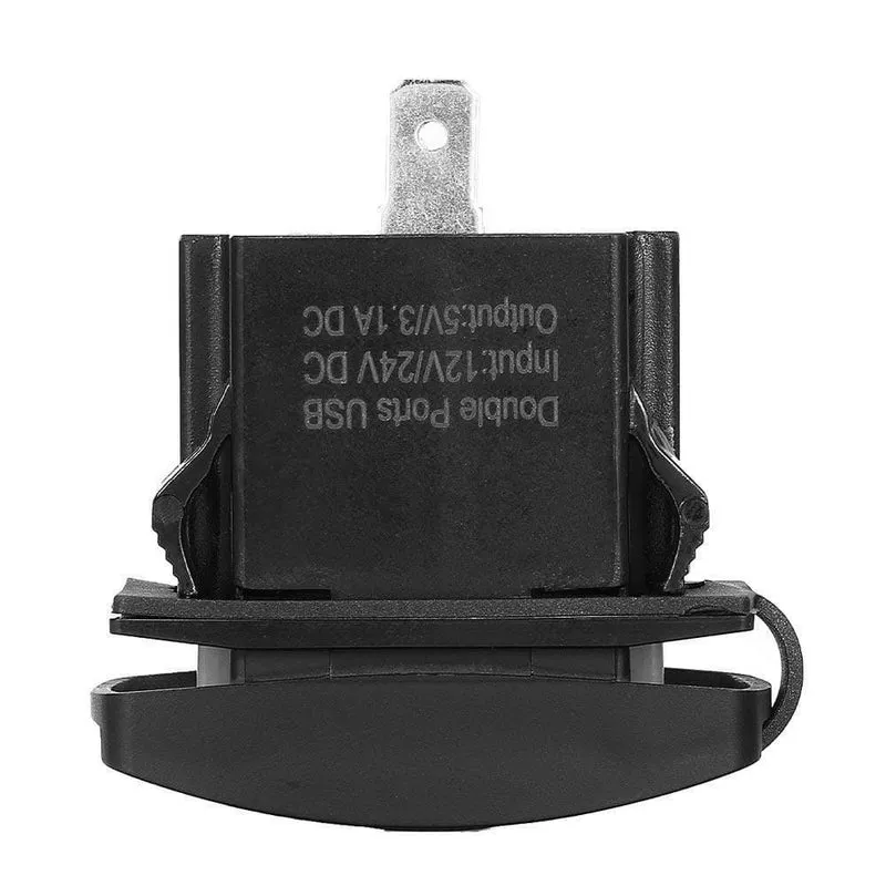 12V & 24V ATV USB Ladegerät Backlit Rocker Schalter für Can am für John Deer für Polaris RZR 900 800 1000 motorrad Lade
