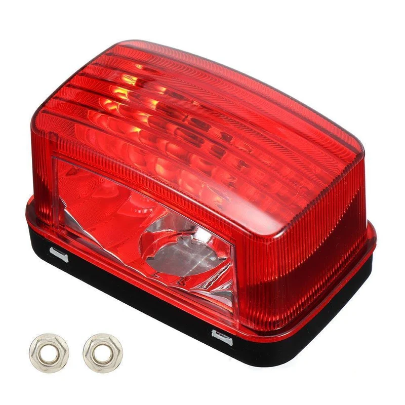 Rote Rücklicht Objektivdeckel Gehäuse Schale für Yamaha Grizzly Big Bear Kodiak Wolverine Viking