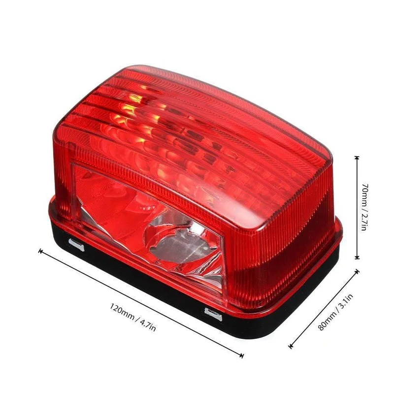 Rote Rücklicht Objektivdeckel Gehäuse Schale für Yamaha Grizzly Big Bear Kodiak Wolverine Viking