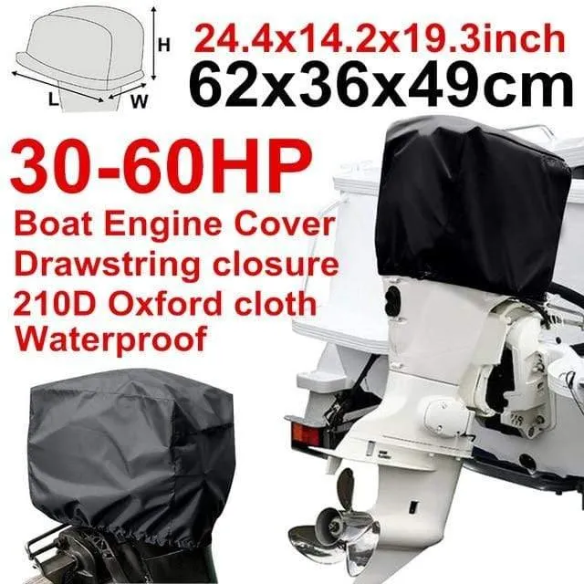 210D Oxford Wasserdicht Regenfest Universals Boot 15 30 60 100 150 175 250 PH Motorabdeckung Außenbordmotor Schutzabdeckungen D49