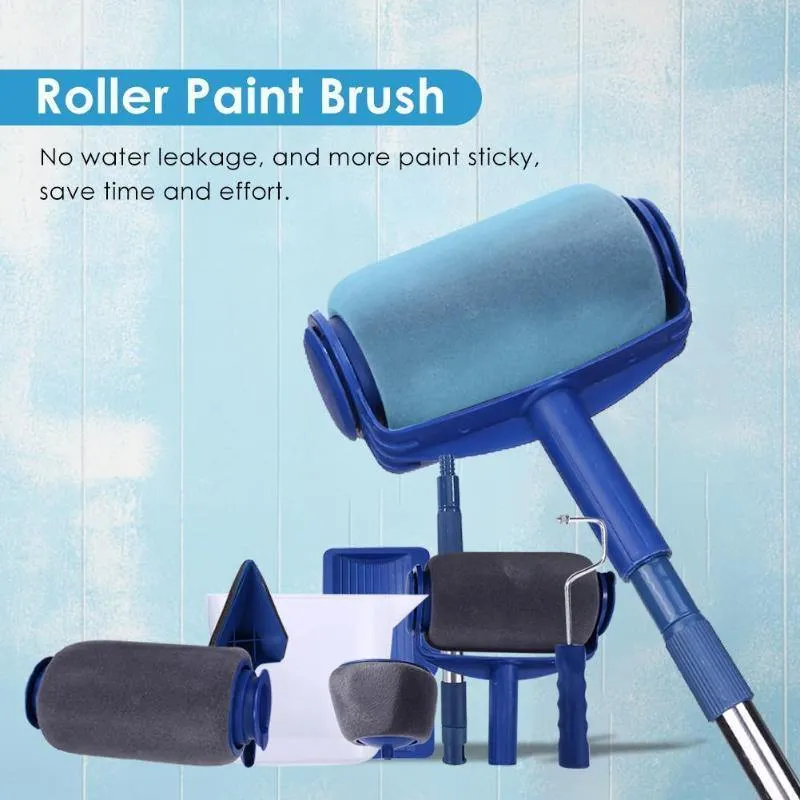 6/7 stücke Nahtlose Farbroller Multifunktionale Farbläufer Roller Ecke Pinsel Set DIY Wandmalerei Pinsel Set