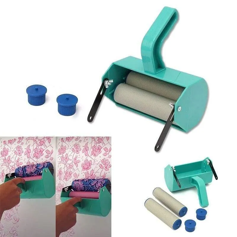 Dekoration Malerei Maschine Monochrome Kunststoff Tapete Hause Wand Bord Roller Pinsel Wand Malerei Werkzeug Malerei Maschine