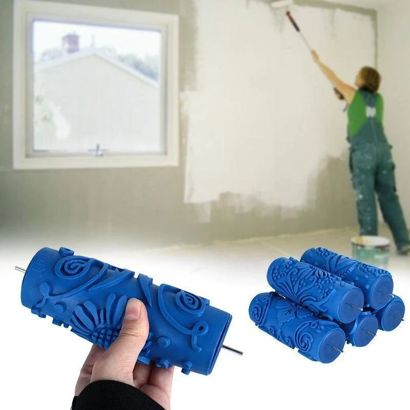 Gummi Roll Wand Malerei Tool Home Klebrige Walze Langlebig Dekoration Pinsel Tapete Angemessene Zylindrische
