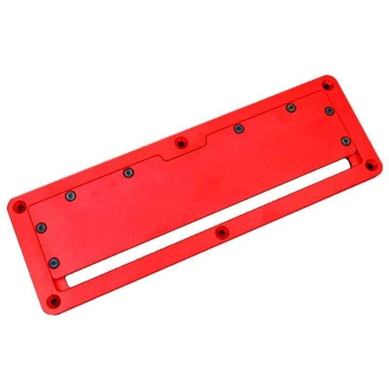 Elektrische Kreissäge Klappdeckplatte Klappbodentisch Spezielle Deckplatte Einstellbare Aluminium-Einlegeplatte für die Tischkreissäge