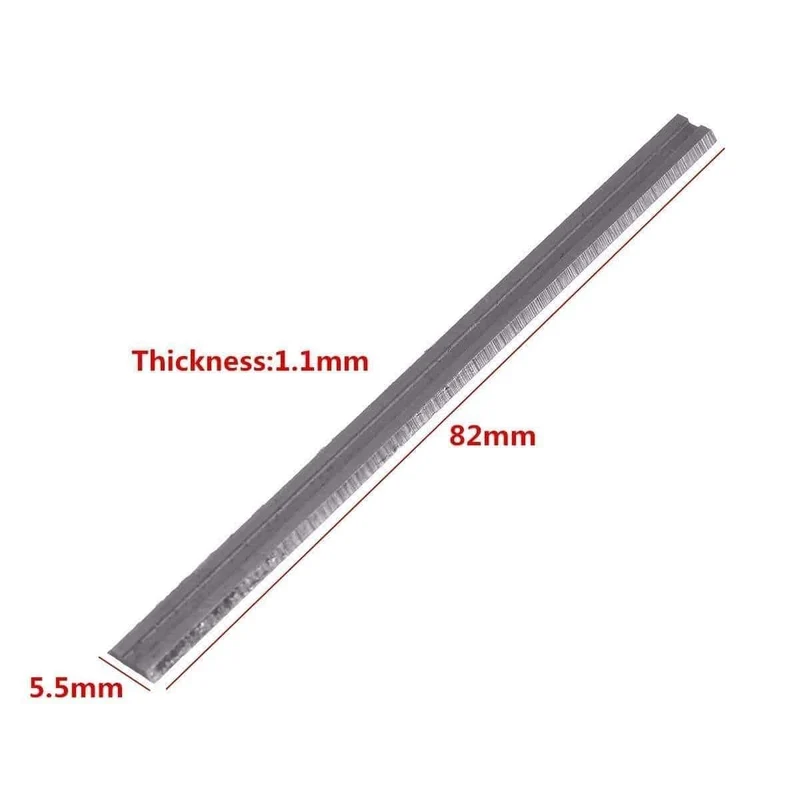 10 Stücke 82mm x 5.5mm Wendehobelmesser Zum Schneiden Von Weichem Hartholz Sperrholzplatte Holzbearbeitung Elektrowerkzeug