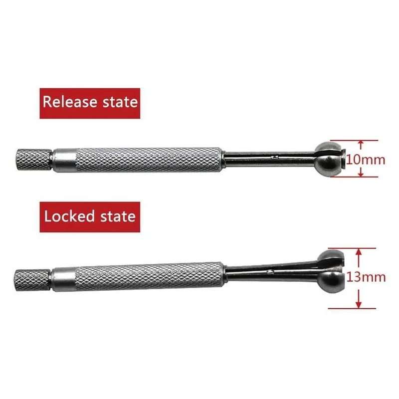 3-14mm kleines loch bohrung gauge 4 stücke kugel typ teleskop messen gauge 1/8 "bis 1/2" messwerkzeuge einstellbar