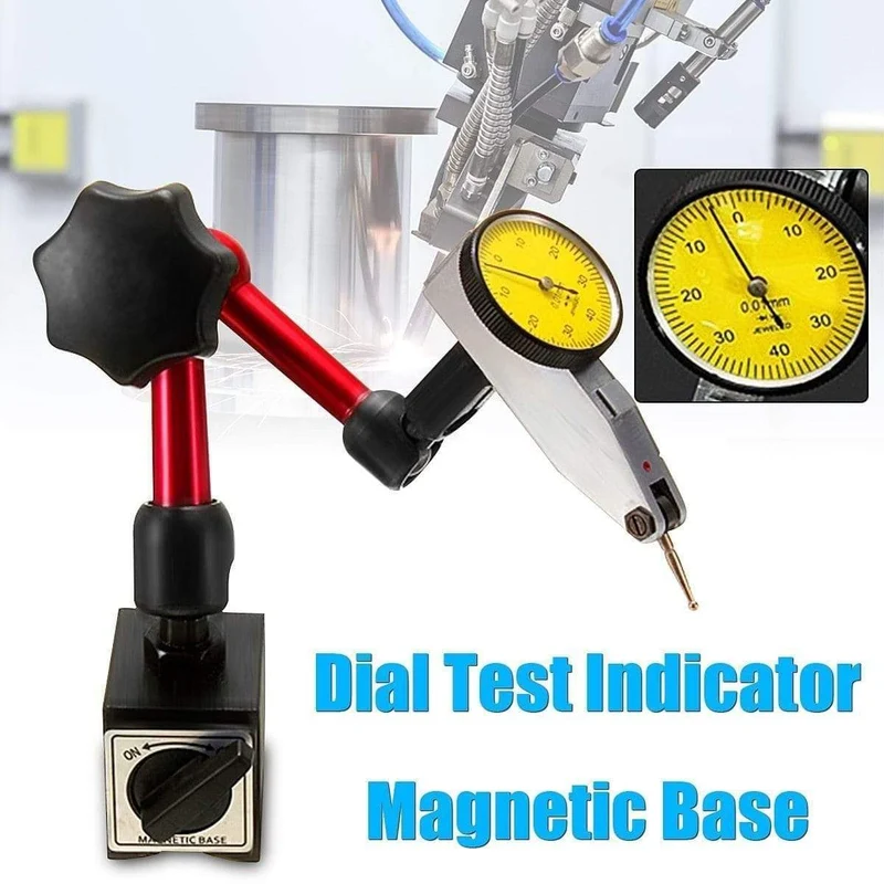 Universal Flexible Messuhr Magnetische Basis Halter Stehen Magnetische Korrektur Gauge Stand Anzeige Werkzeug