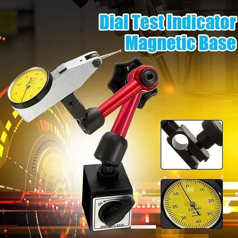 Universal Flexible Messuhr Magnetische Basis Halter Stehen Magnetische Korrektur Gauge Stand Anzeige Werkzeug