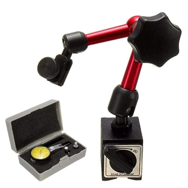 Universal Flexible Messuhr Magnetische Basis Halter Stehen Magnetische Korrektur Gauge Stand Anzeige Werkzeug
