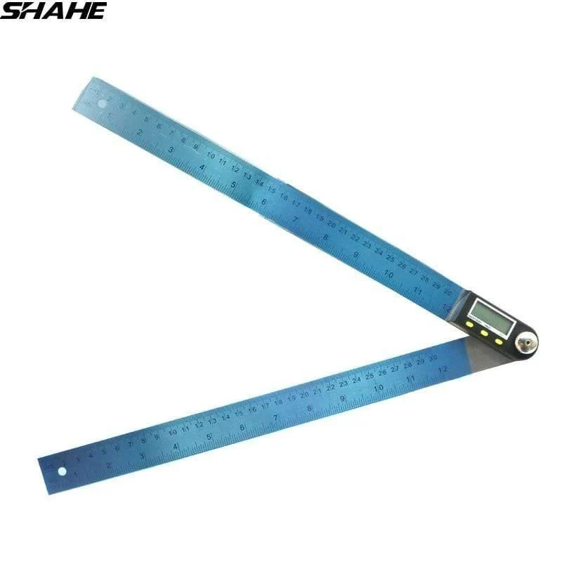 200 mm / 300 mm Digitales Winkelmaß Edelstahl Elektronischer Winkelmesser Elektronischer Winkelmesser Digitaler Winkelmesser