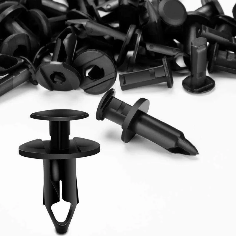100PCS Fender Clips Nieten + 6 "Push Pin Zierleisten Verschluss Entferner Schraubendreher Werkzeug für Honda für Polaris Sportsman Rangers Rzr