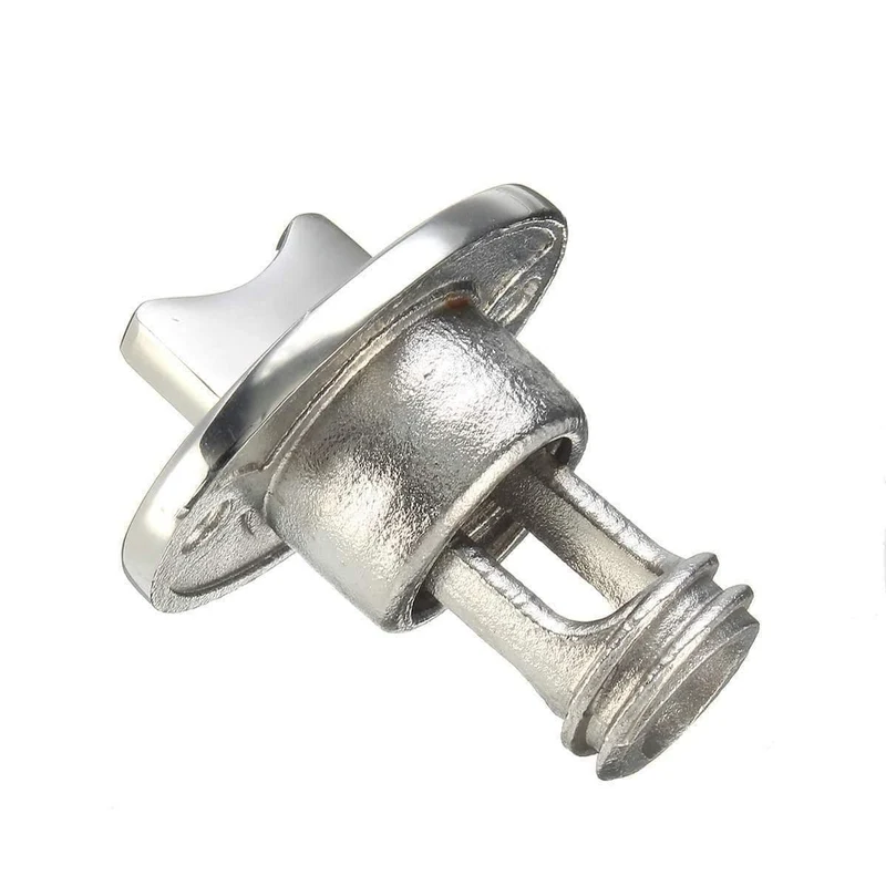 Silber 1" Marine Boot Oberfläche Polieren Oval Garboard Ablauf Stecker Passt Loch Schraube Gewinde Korrosion Beständig 316 Edelstahl