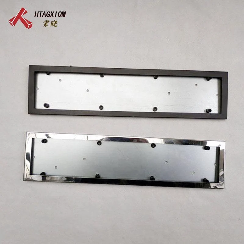 1 Pcs Kfz-Kennzeichenhalter Metallrahmen Kfz-Kennzeichenhalter Passend für EU-Fahrzeuge Standard Car Styling