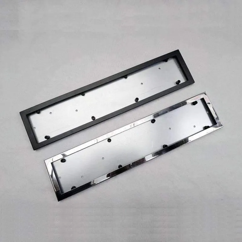 1 Pcs Kfz-Kennzeichenhalter Metallrahmen Kfz-Kennzeichenhalter Passend für EU-Fahrzeuge Standard Car Styling