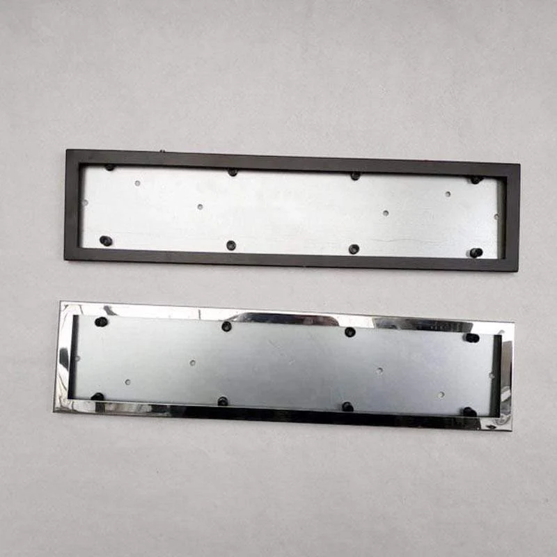1 Pcs Kfz-Kennzeichenhalter Metallrahmen Kfz-Kennzeichenhalter Passend für EU-Fahrzeuge Standard Car Styling