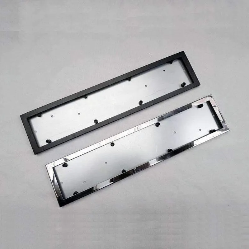 1 Pcs Kfz-Kennzeichenhalter Metallrahmen Kfz-Kennzeichenhalter Passend für EU-Fahrzeuge Standard Car Styling