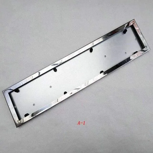 1 Pcs Kfz-Kennzeichenhalter Metallrahmen Kfz-Kennzeichenhalter Passend für EU-Fahrzeuge Standard Car Styling
