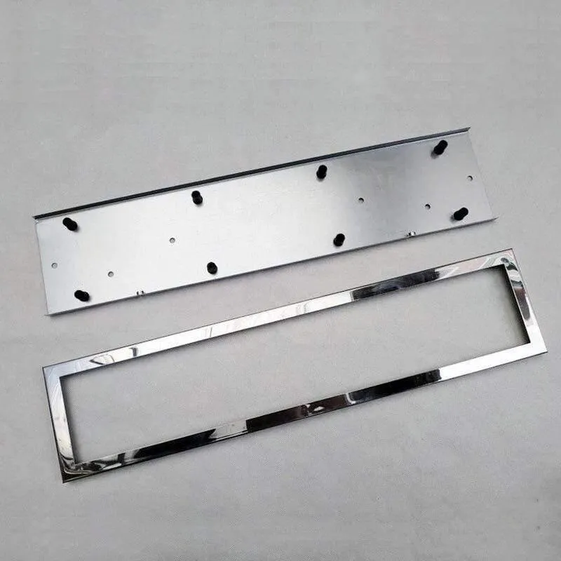 1 Pcs Kfz-Kennzeichenhalter Metallrahmen Kfz-Kennzeichenhalter Passend für EU-Fahrzeuge Standard Car Styling
