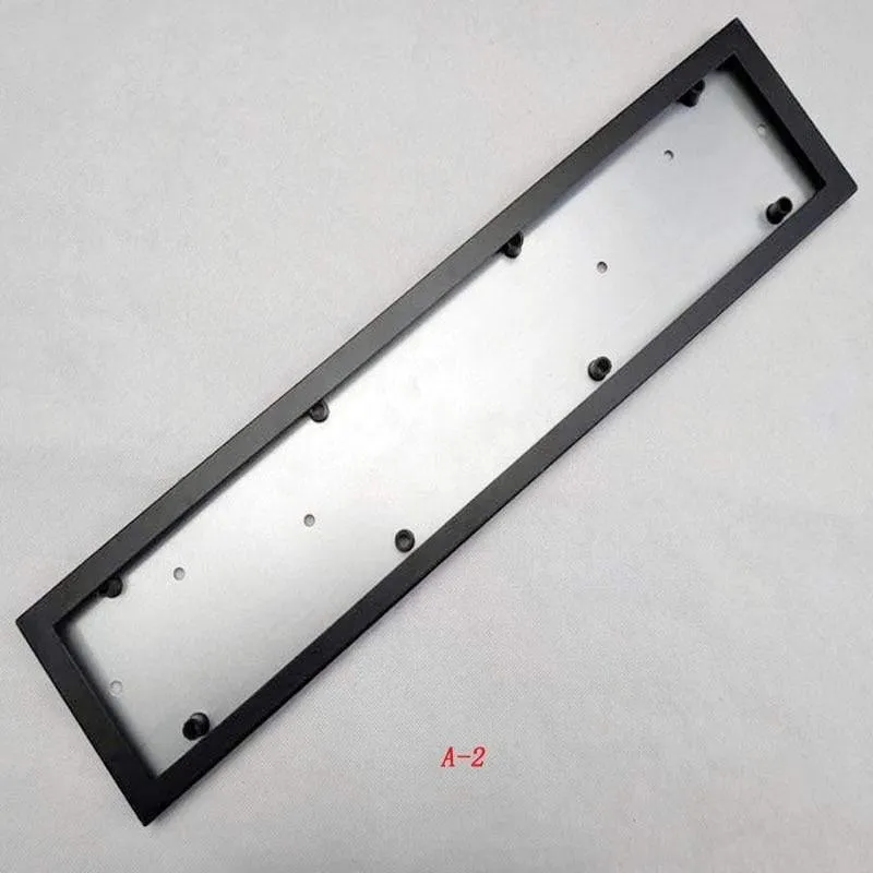 1 Pcs Kfz-Kennzeichenhalter Metallrahmen Kfz-Kennzeichenhalter Passend für EU-Fahrzeuge Standard Car Styling