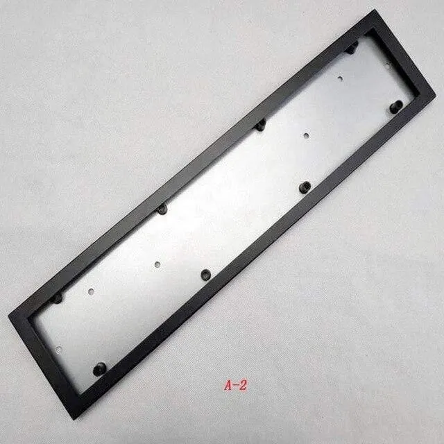 1 Pcs Kfz-Kennzeichenhalter Metallrahmen Kfz-Kennzeichenhalter Passend für EU-Fahrzeuge Standard Car Styling