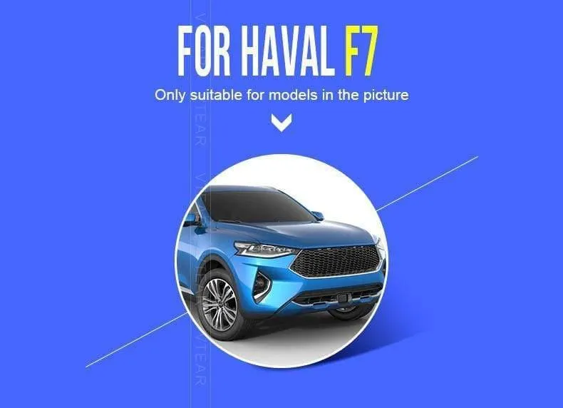 Haval F7 Auto Anti-Kick-Einstiegsleisten Anti-Scartch-Pad Carbon-Schutzabdeckung Außen Zubehör 18-19