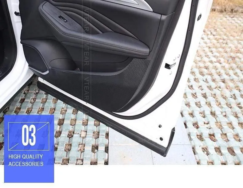 Haval F7 Auto Anti-Kick-Einstiegsleisten Anti-Scartch-Pad Carbon-Schutzabdeckung Außen Zubehör 18-19
