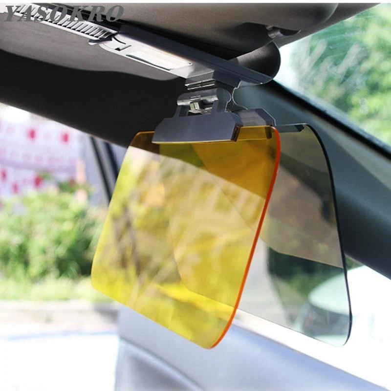 Auto-Sonnenschutz Tag und Nacht Sonnenblende Blendschutzbrille Clip-on Driving Vehicle Shield für Clear View Visor