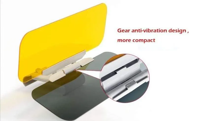 Auto-Sonnenschutz Tag und Nacht Sonnenblende Blendschutzbrille Clip-on Driving Vehicle Shield für Clear View Visor