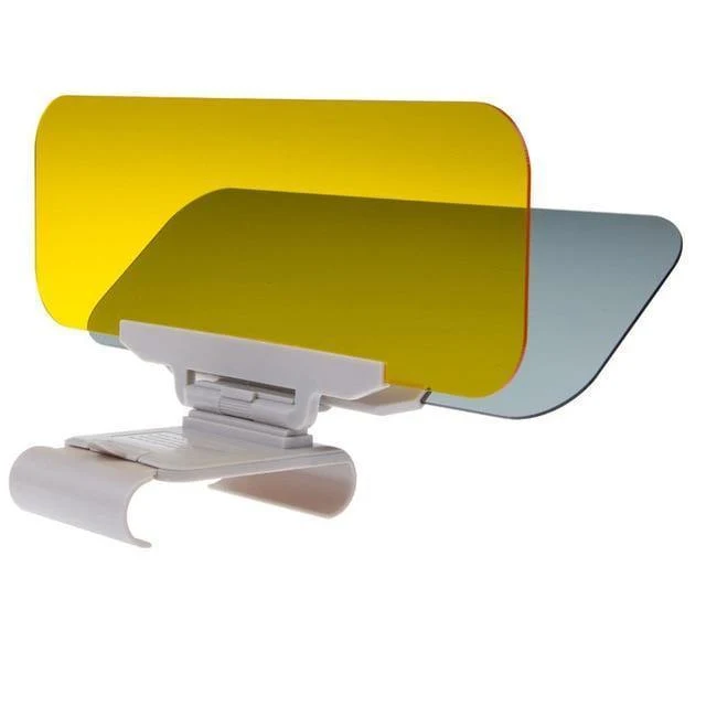 Auto-Sonnenschutz Tag und Nacht Sonnenblende Blendschutzbrille Clip-on Driving Vehicle Shield für Clear View Visor