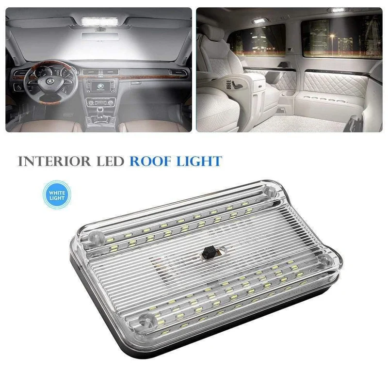 DC 12V Weiß 36 LED Licht Innendachleuchte Caravan Van Sprinter Für Transit Dachkuppel