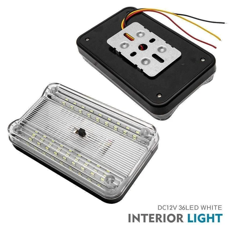 DC 12V Weiß 36 LED Licht Innendachleuchte Caravan Van Sprinter Für Transit Dachkuppel