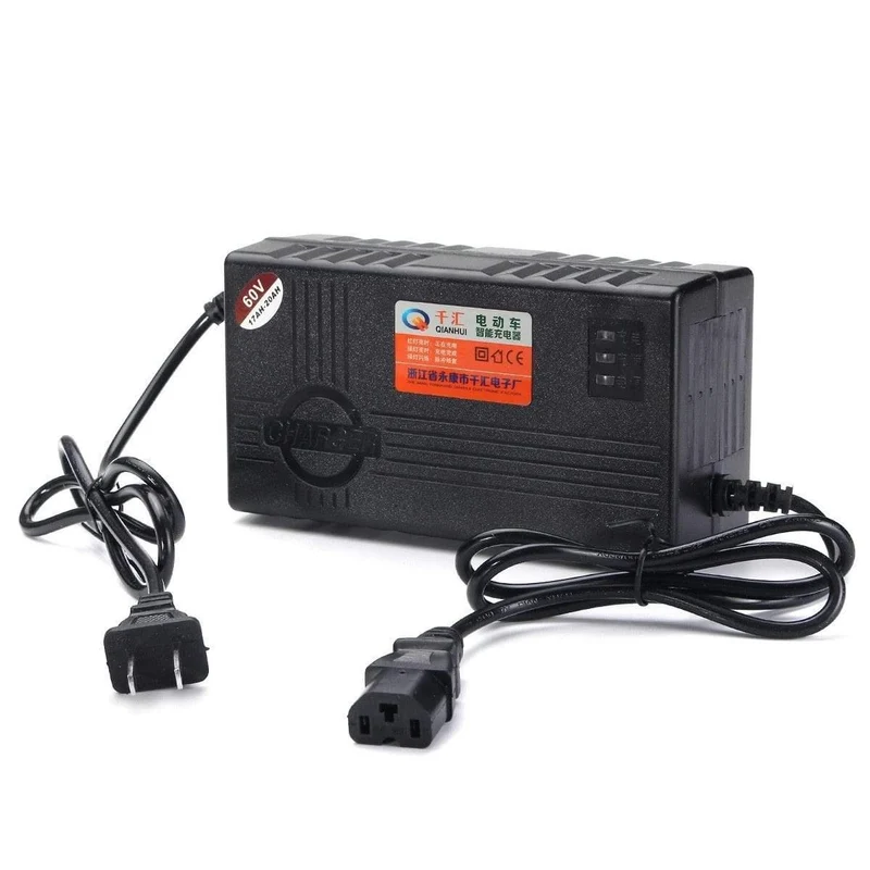 60V 20AH Ladegerät für Roller Rad Elektro-Fahrrad E-Bike Blei-Säure-Batterie
