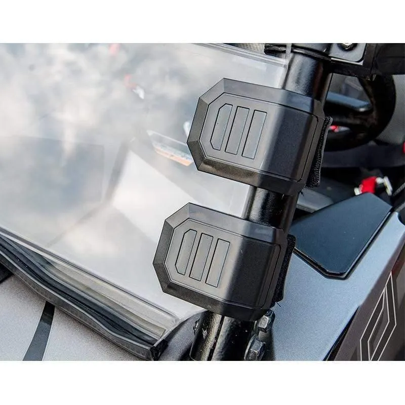 UTV 1 Set Universal Windschutzscheibe HD Clamp für Can-Am Maverick 1000R für Honda Pioneer 500 700 1000 für Polaris RZR XP