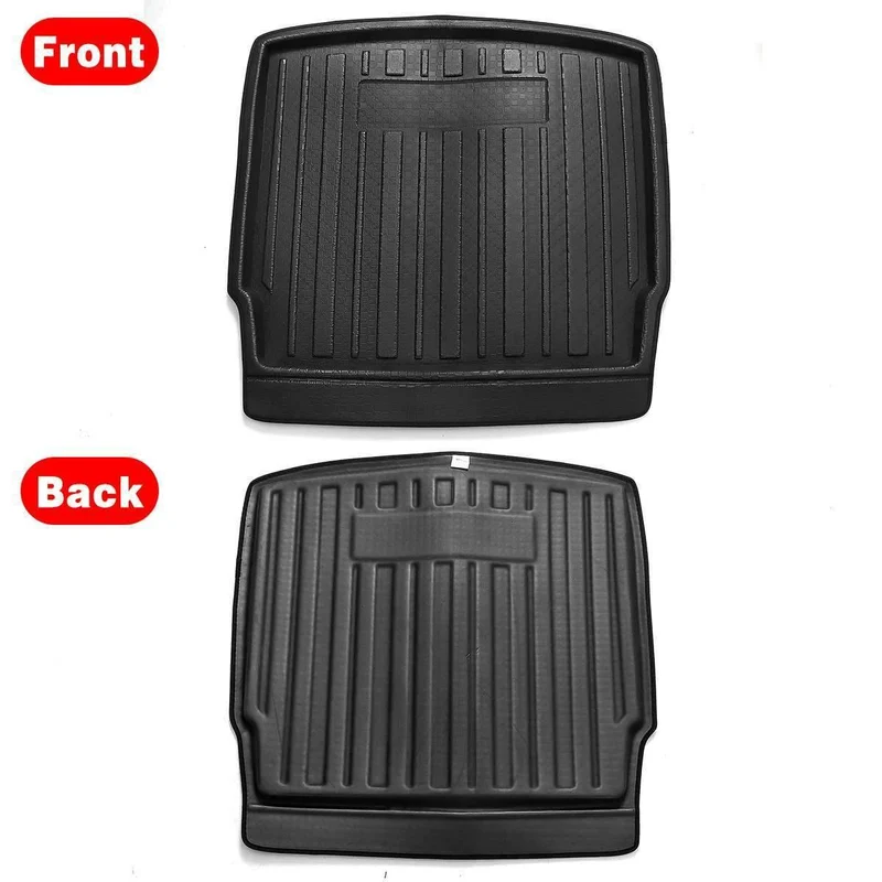 Auto Cargo-Liner Kofferraumwanne Kofferraumabdeckung Matt Matte Boden Teppich Kick Pad Für Volkswagen Für VW Tiguan MK2 2017 2018 2019